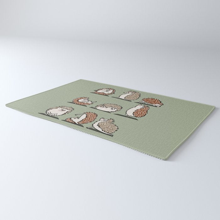 Hedgehog Yoga Rug Gallery Image 3