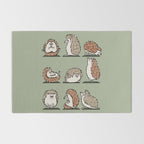 Hedgehog Yoga Rug Gallery Image 2