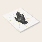 Mystic Hand with Eye - Black and Gold Ink Notebook Gallery Image 2
