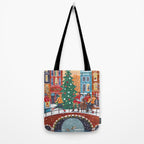 Christmas Music in the City of Amsterdam Tote Bag Gallery Image 2