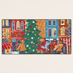 Christmas Music in the City of Amsterdam Desk Mat Gallery Image 3