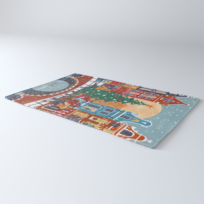 Christmas Music in the City of Amsterdam Rug Gallery Image 3