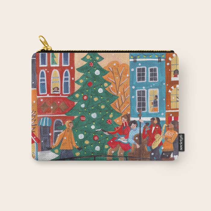 Christmas Music in the City of Amsterdam Carry All Pouch Gallery Image 1