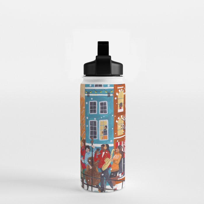 Christmas Music in the City of Amsterdam Water Bottle Gallery Image 2