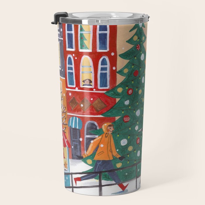 Christmas Music in the City of Amsterdam Travel Mug Gallery Image 3