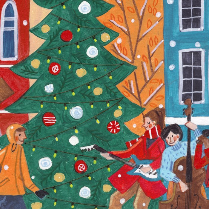 Christmas Music in the City of Amsterdam Coffee Mug Gallery Image 2