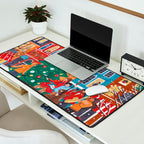 Christmas Music in the City of Amsterdam Desk Mat Gallery Image 2