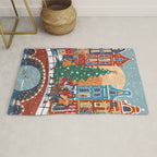 Christmas Music in the City of Amsterdam Rug Gallery Image 1
