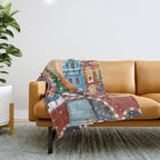 Christmas Music in the City of Amsterdam Throw Blanket Gallery Image 1