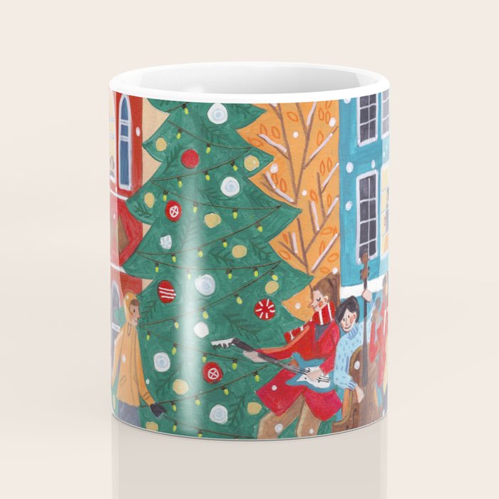 Christmas Music in the City of Amsterdam Coffee Mug Gallery Image 4