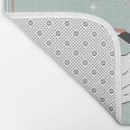 Gemini Zodiac Series Bath Mat Gallery Image 2