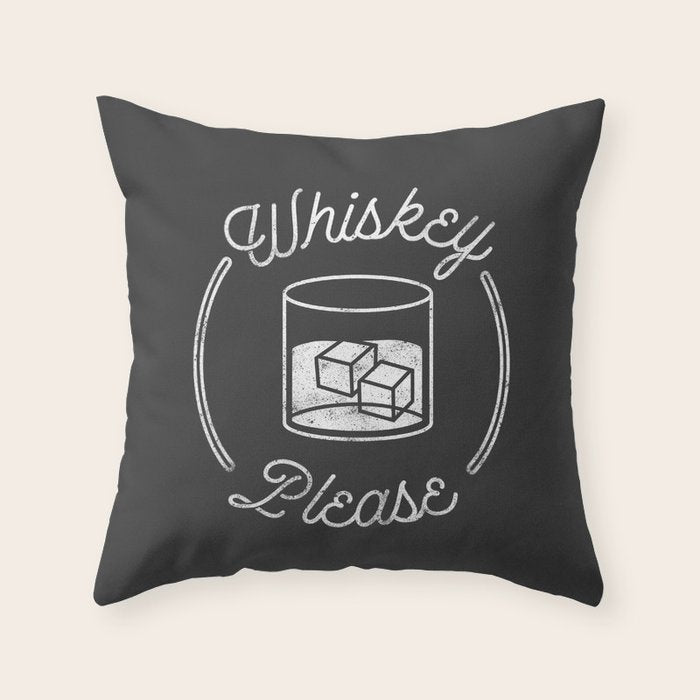 Whiskey Please 2 Throw Pillow Gallery Image 6