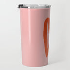 Heart Doodle Big 1 Travel Mug Gallery Image 3