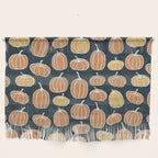 Navy Pumpkins Wall Hanging Gallery Image 1