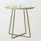 Blue flowers | Watercolor Pattern Side Table Gallery Image 1