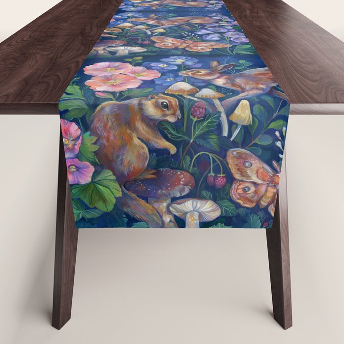 Spring Flower Garden Table Runner Gallery Image 1