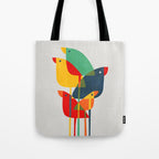 Little birds Tote Bag Gallery Image 1