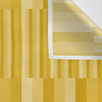 Mixed Stripes Pattern XI Golden Yellow Wall Tapestry Gallery Image 3