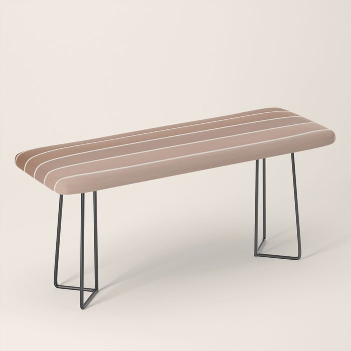 Gradient Arch XII Earthy Neutral Mid Century Modern Rainbow Bench Gallery Image 1