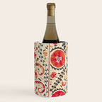 Kermina Suzani Uzbekistan Embroidery Print Wine Chiller Gallery Image 3