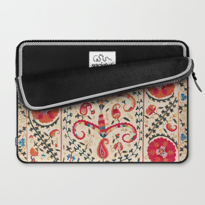 Kermina Suzani Uzbekistan Embroidery Print Laptop Sleeve Gallery Image 2