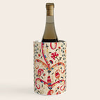 Kermina Suzani Uzbekistan Embroidery Print Wine Chiller Gallery Image 1