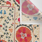 Kermina Suzani Uzbekistan Embroidery Print Wall Tapestry Gallery Image 3