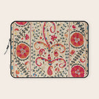 Kermina Suzani Uzbekistan Embroidery Print Laptop Sleeve Gallery Image 1
