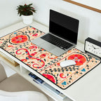 Kermina Suzani Uzbekistan Embroidery Print Desk Mat Gallery Image 2
