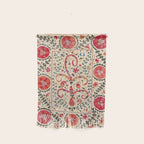Kermina Suzani Uzbekistan Embroidery Print Wall Hanging Gallery Image 1
