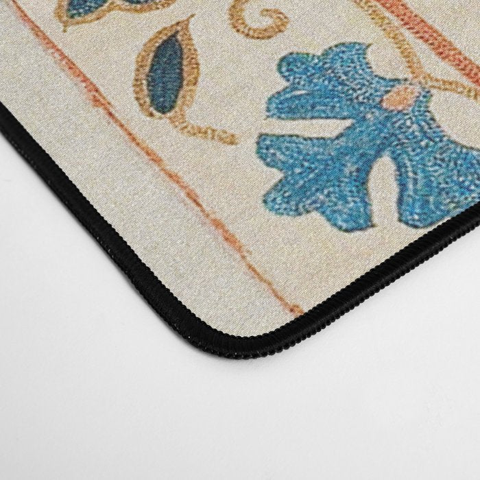 Kermina Suzani Uzbekistan Embroidery Print Desk Mat Gallery Image 4