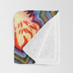 Louis Wain Psychedelic Cat Throw Blanket Gallery Image 3