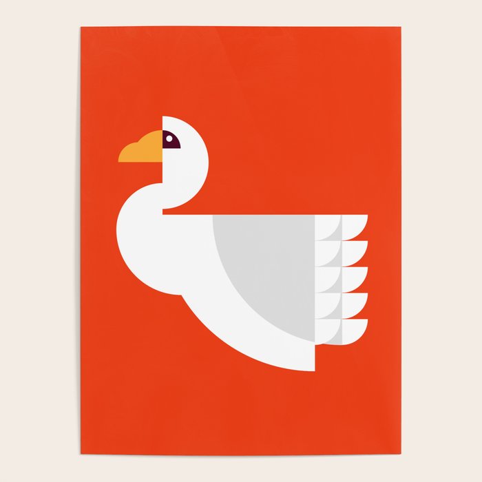 Geometric swan Poster Gallery Image 4