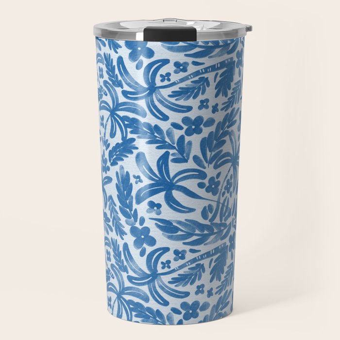 Tropical Palms Breeze Travel Mug Gallery Image 1