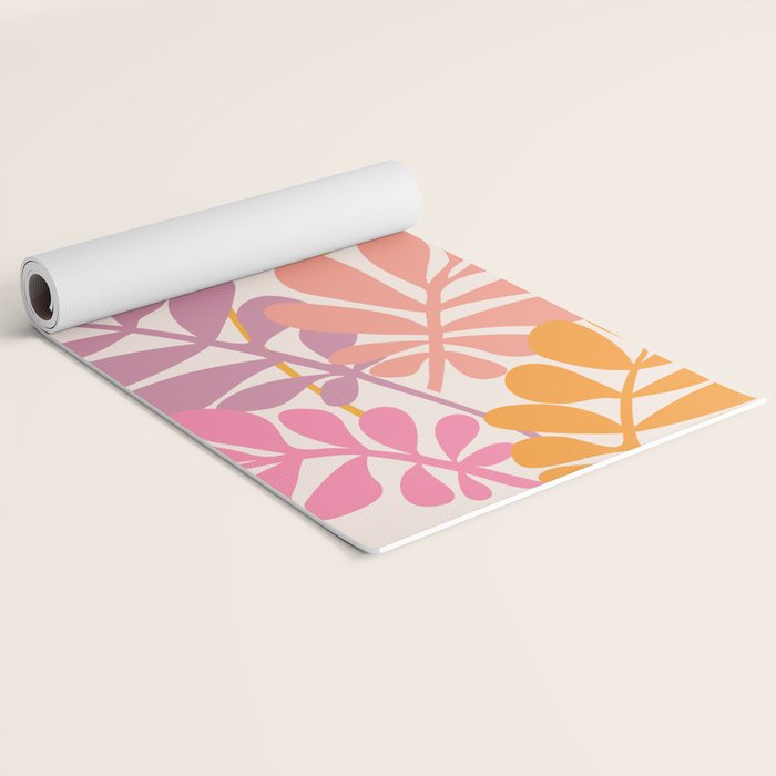 Retro Dancing Garden Yoga Mat Gallery Image 2