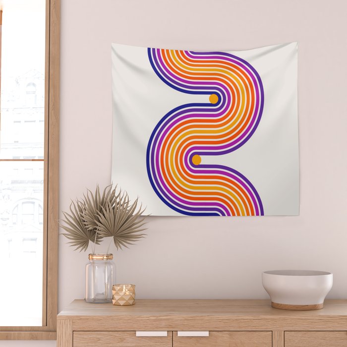The Groove: Retro 80s Edition Wall Tapestry Gallery Image 2