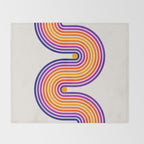 The Groove: Retro 80s Edition Throw Blanket Gallery Image 2