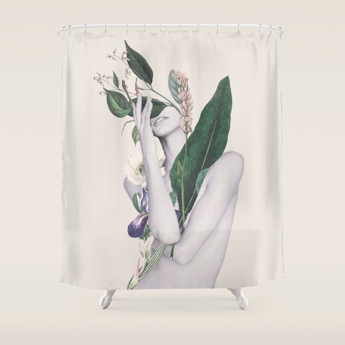 natural beauty-collage 7 Shower Curtain Gallery Image 1