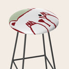 No peeking polar bear Stool Gallery Image 2