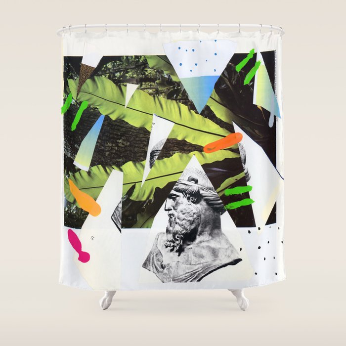 Composition 761 Shower Curtain Gallery Image 1