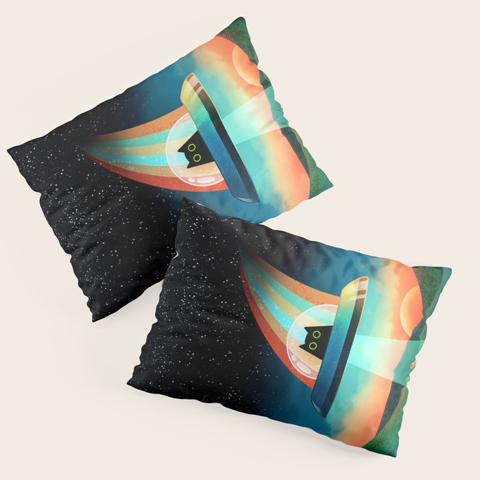 The Purrfect Alien Pillow Sham Gallery Image 3