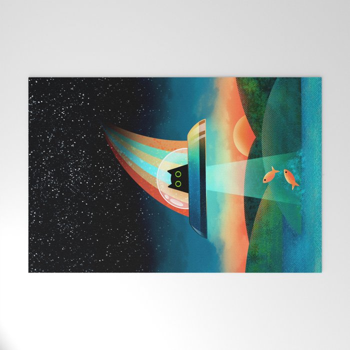 The Purrfect Alien Welcome Mat Gallery Image 1