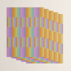 Mixed Stripes Pattern I Colorful Rainbow Wrapping Paper Gallery Image 3