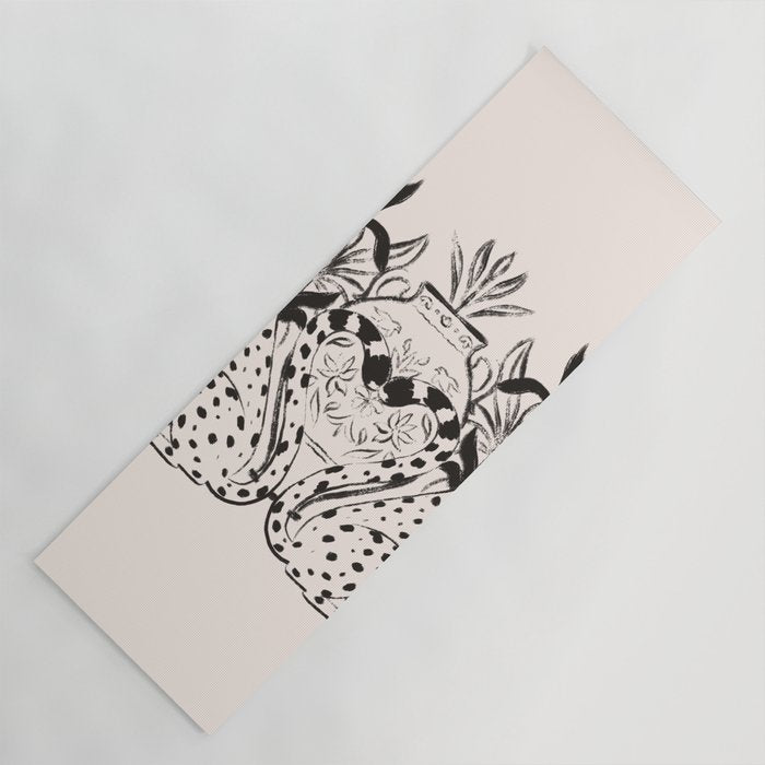 Cheetah Symmetry lines  Yoga Mat Gallery Image 1