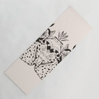 Cheetah Symmetry lines  Yoga Mat Gallery Image 1