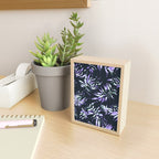 Dark abstract tropical leaves D1 Mini Art Print Gallery Image 2