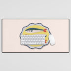 Fish On A Plate Desk Mat Gallery Image 1