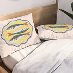 Fish On A Plate Pillow Sham Gallery Image 2