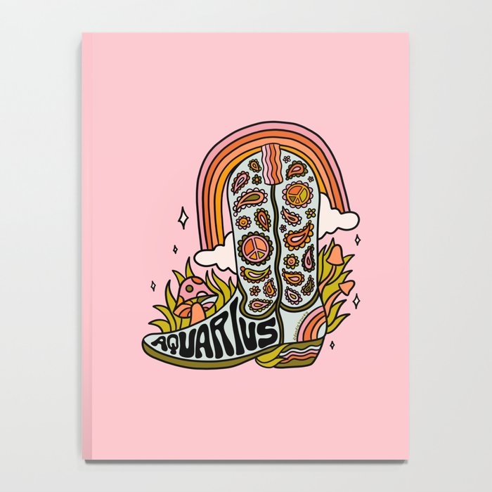 Aquarius Cowboy Boots Notebook Gallery Image 4