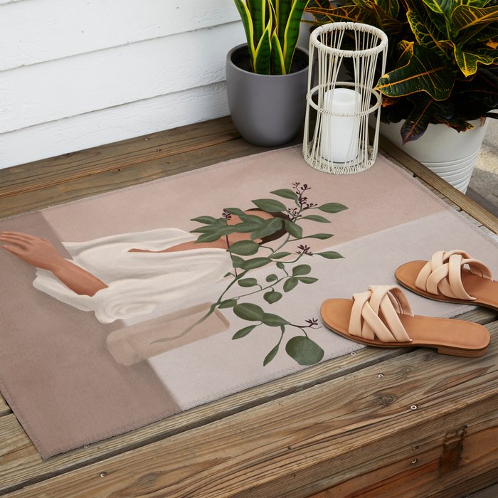 Behind the Leaves Outdoor Rug Gallery Image 2